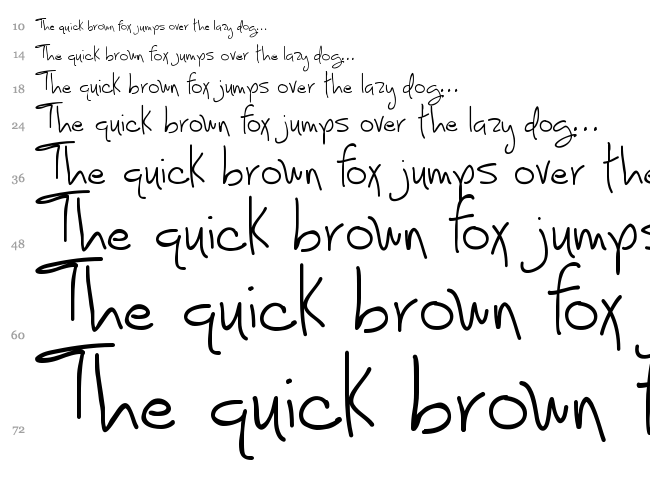 Joy Like Sunshine Through My Windowpane font waterfall